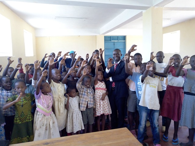 Orphans learning sign language at Breath of Heaven Children's Home